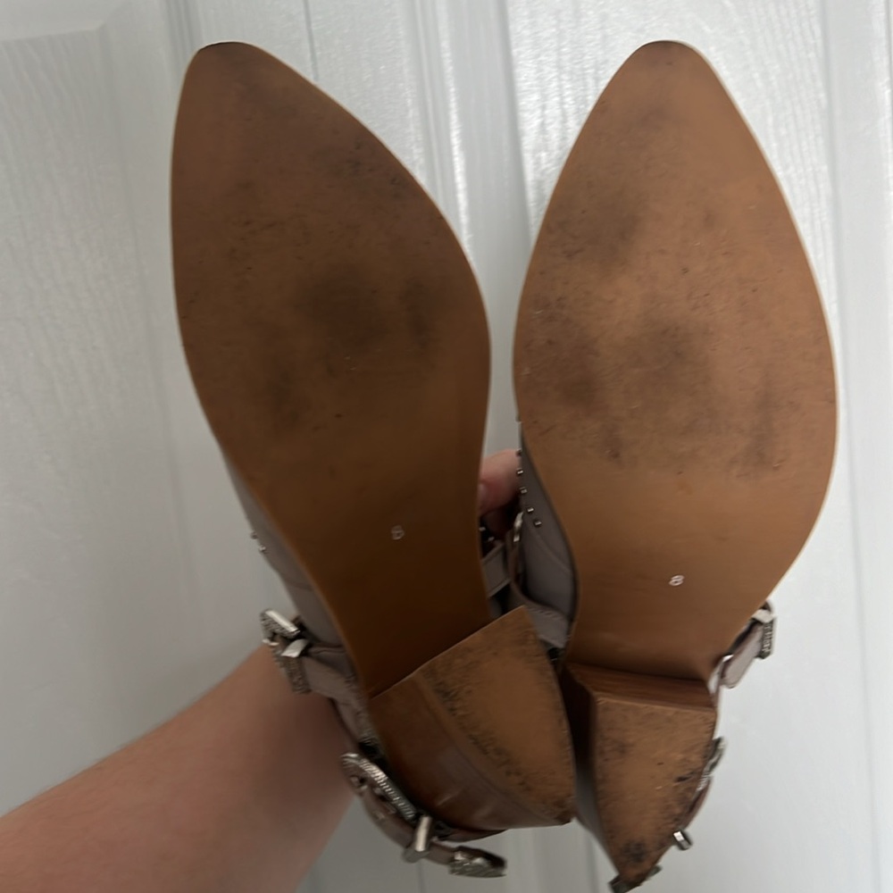 Jeffrey Campbell calhoun Western style ankle boot heel - Picture 6 of 11
